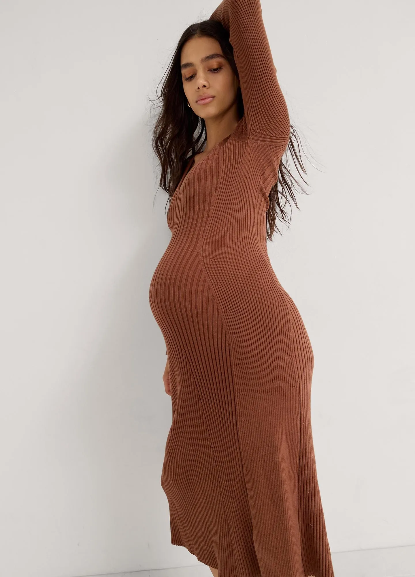 The Dasha Rib Knit Dress