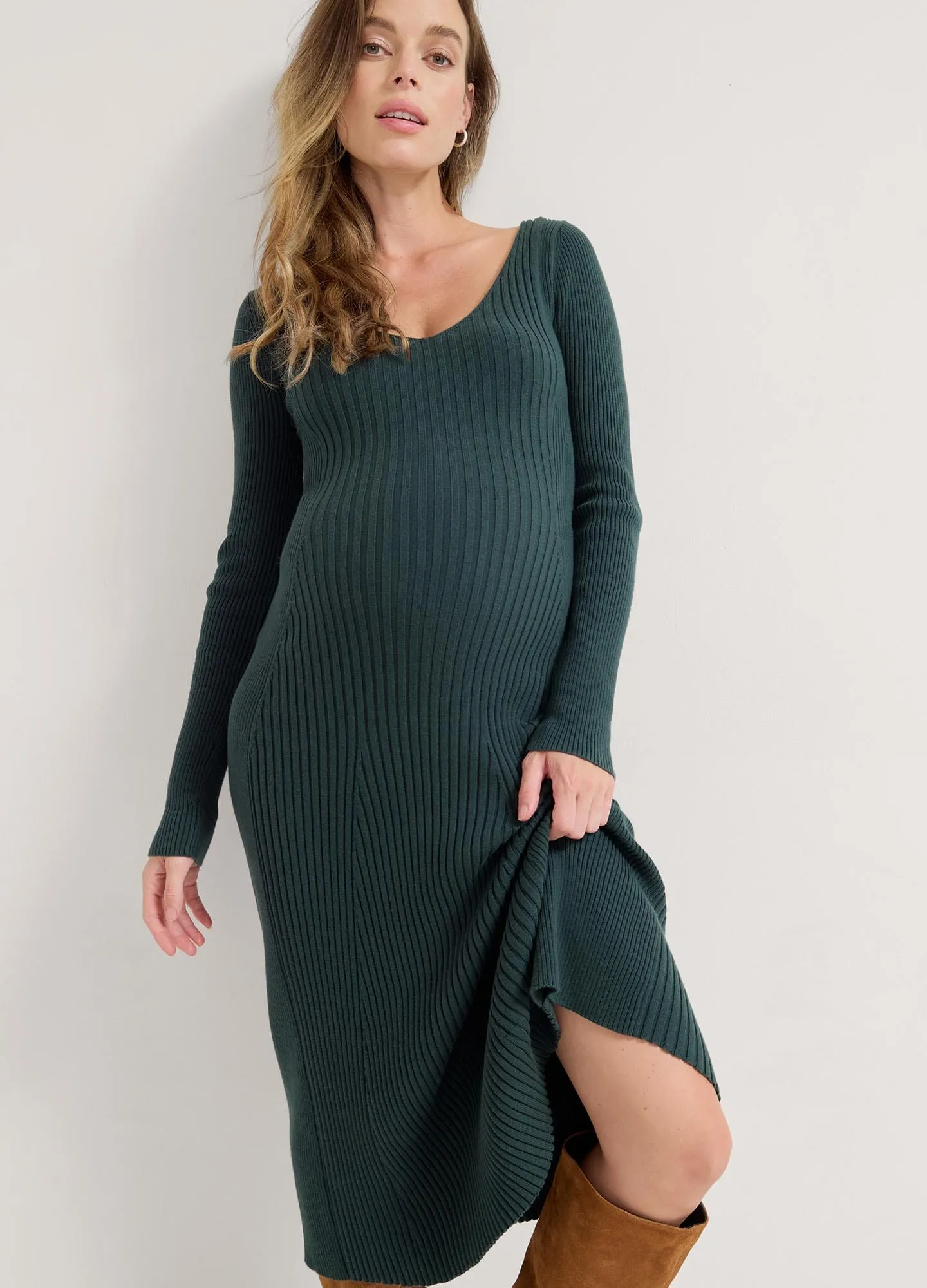 The Dasha Rib Knit Dress