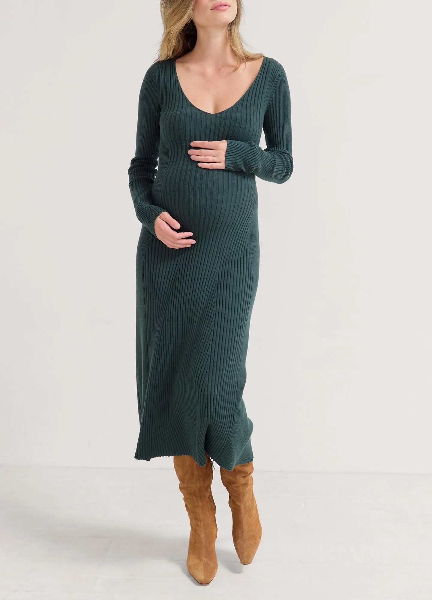 The Dasha Rib Knit Dress