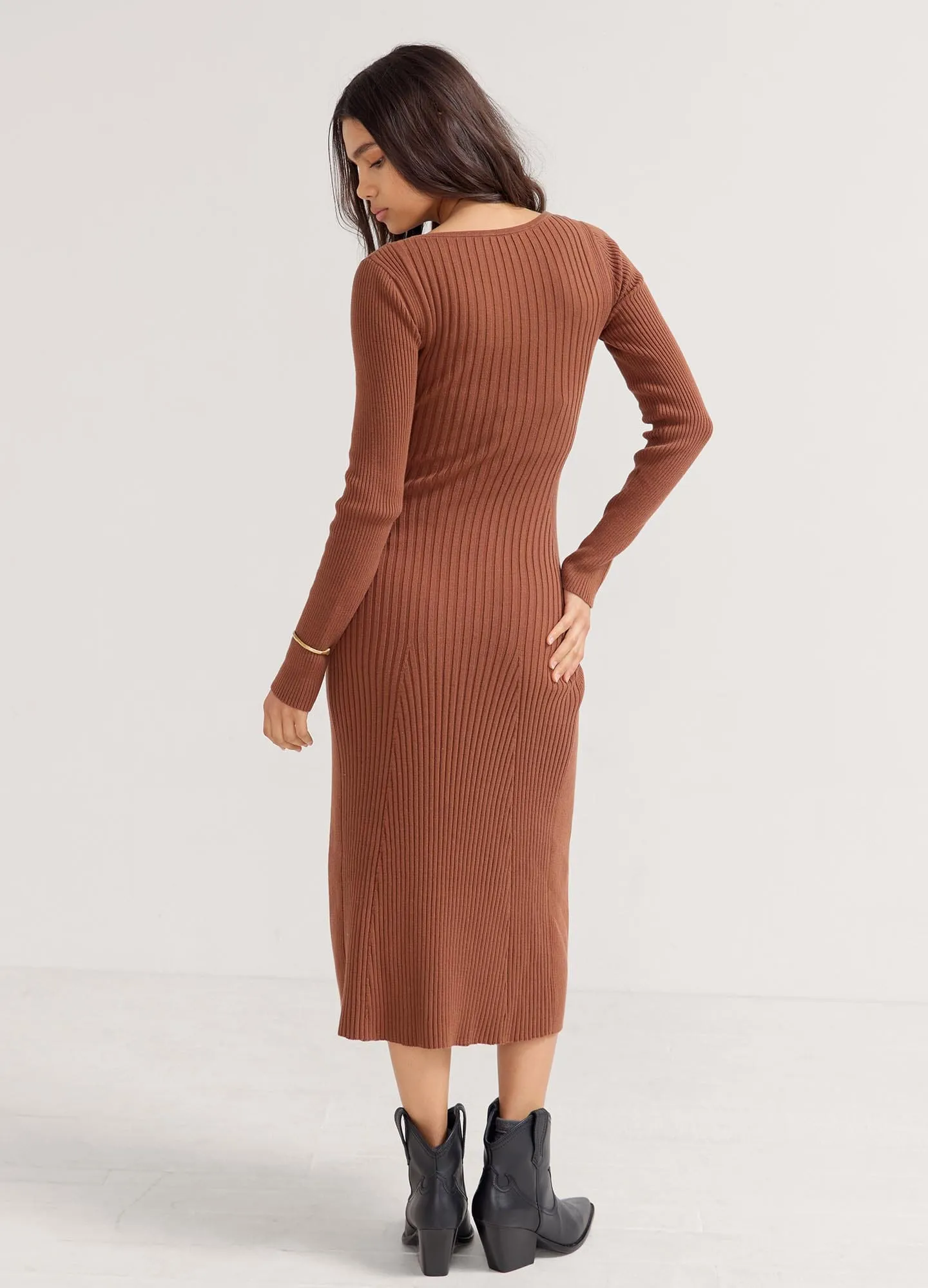 The Dasha Rib Knit Dress