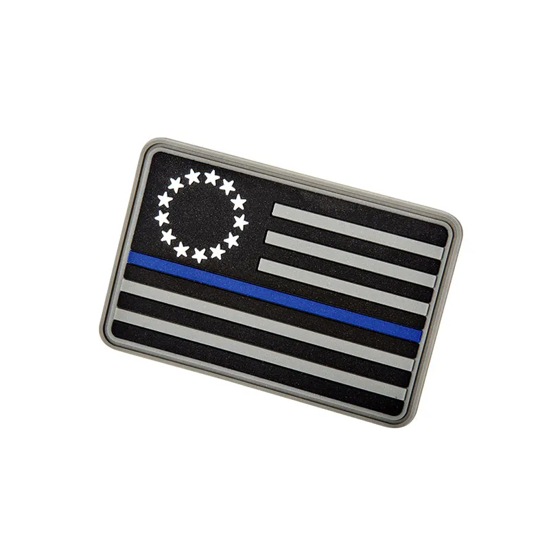 Thin Blue Line "Betsy Ross" Flag - Hook-and-Loop