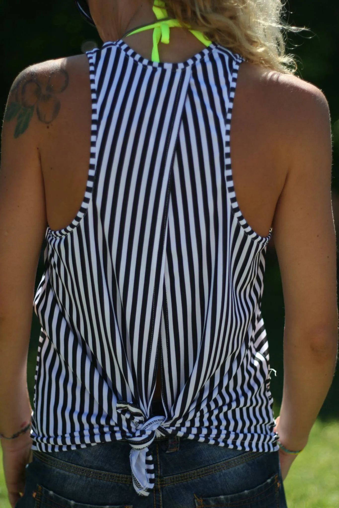 Tie Back Tank - Sizes XXS - 3XL