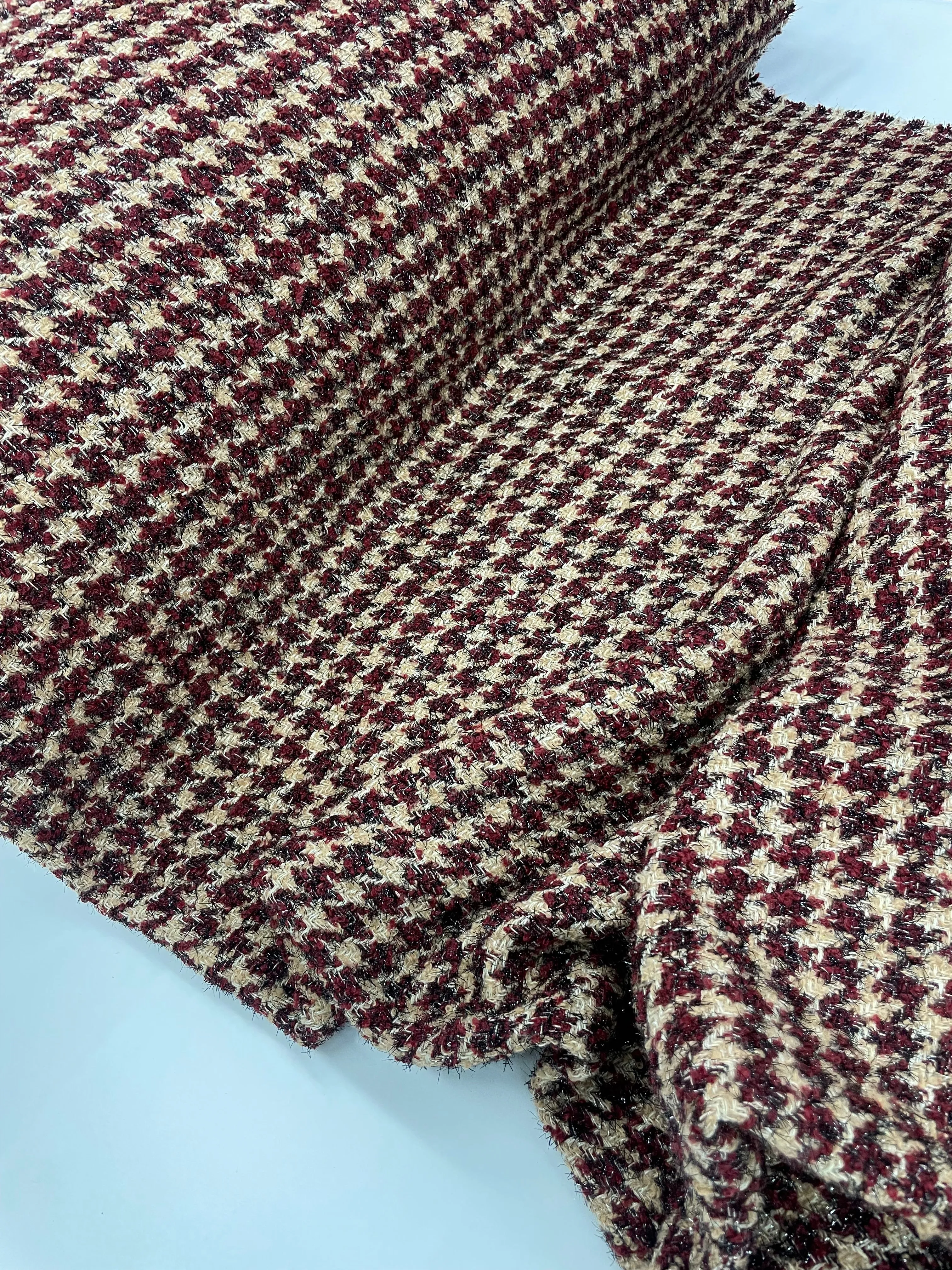 Tweed Special - Ruby Houndstooth V3