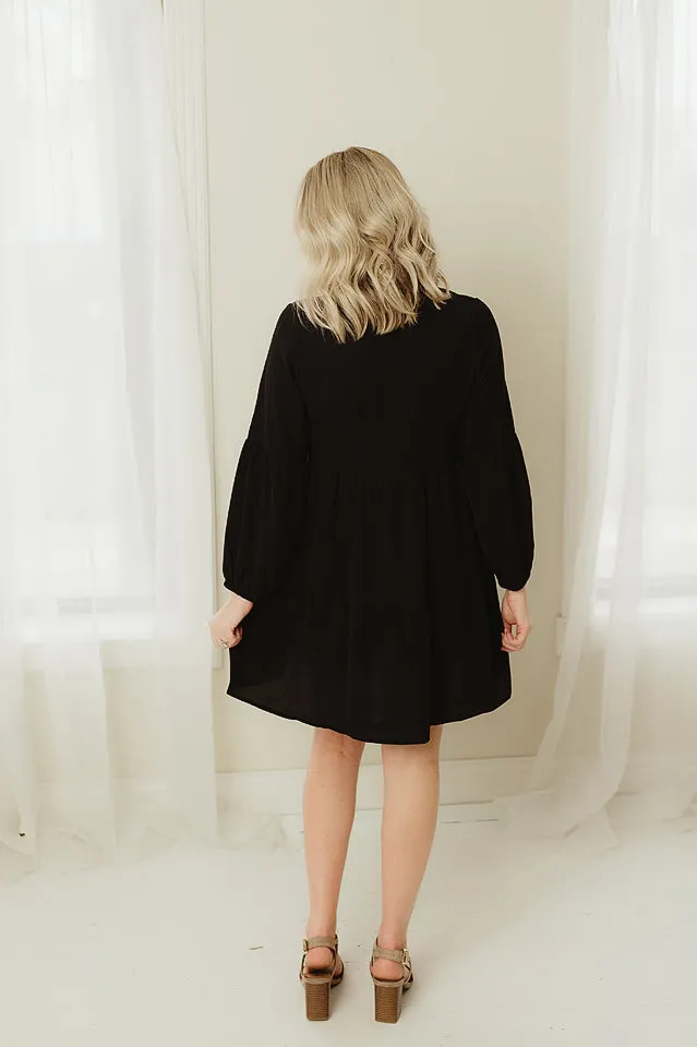 V Neck Tunic Dress