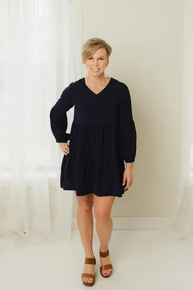 V Neck Tunic Dress