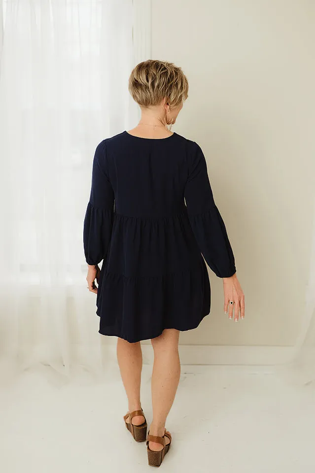 V Neck Tunic Dress