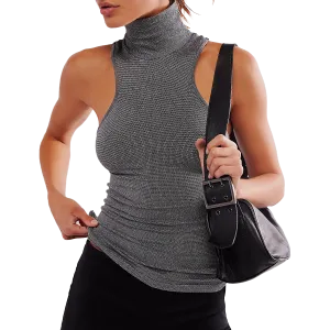 Women's Always Ready Seamless Turtleneck Tank