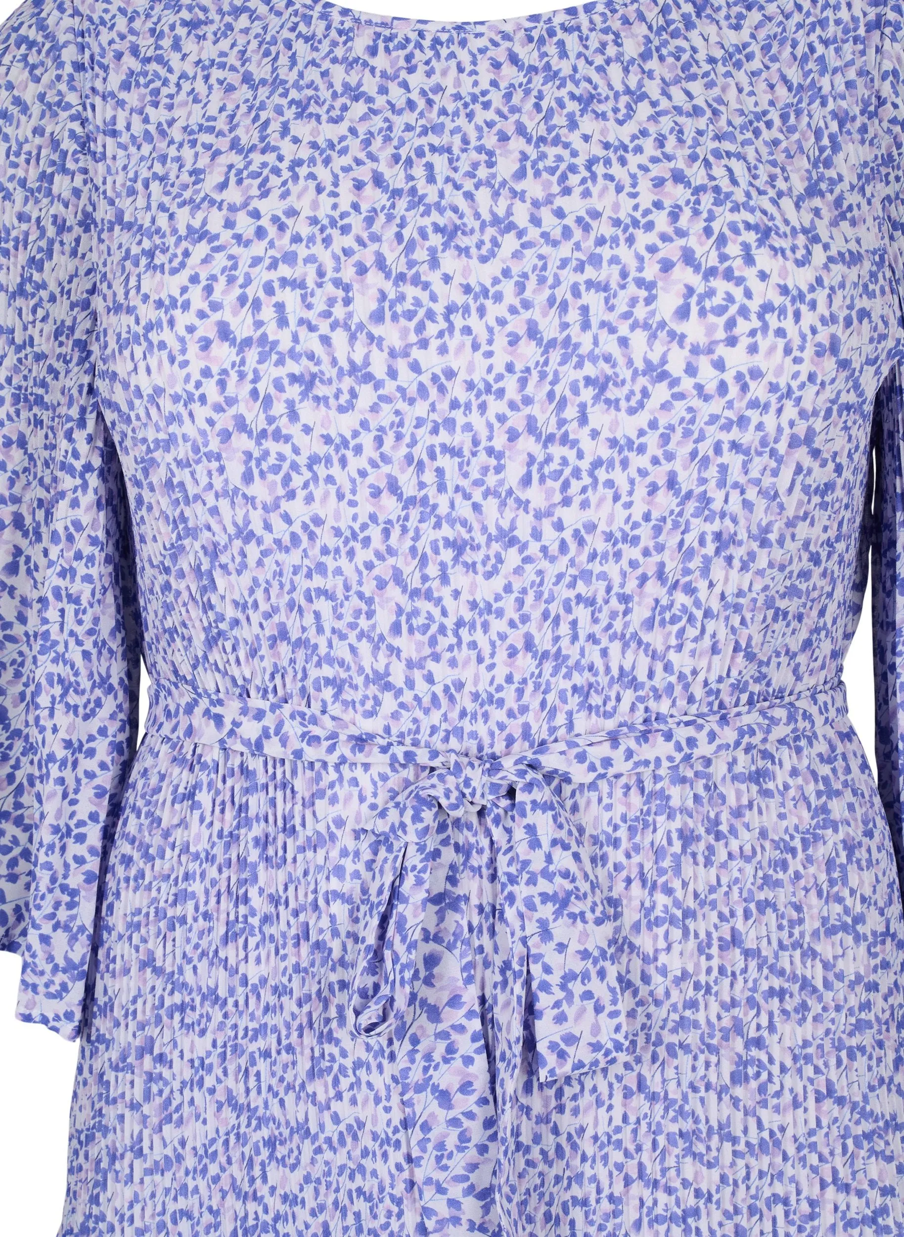 Zizzi Cathrine Floral Lavender Dress